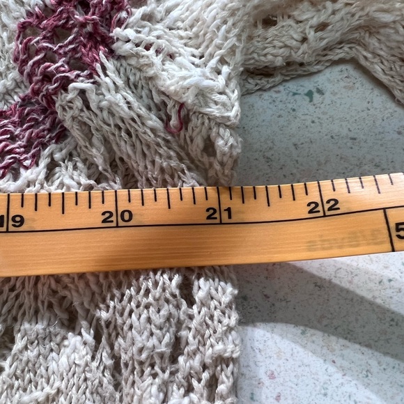 Maurice’s GUC crochet open front tassel cardigan - Picture 7 of 9